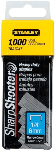 [TRA704T] 1/4 GRAPAS PARA TRABAJO PESADO