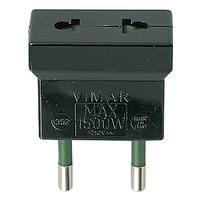 [01352] Adaptador Euroamericano VIMAR 10A S10 Negro
