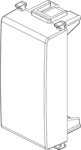 [14041] Módulo VIMAR ciego blanco