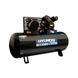 [82HYXY200] COMPRESOR DE AIRE MONOFÁSICO 3HP 200L 115PSI CORREA HYUNDAI 82HYXY200