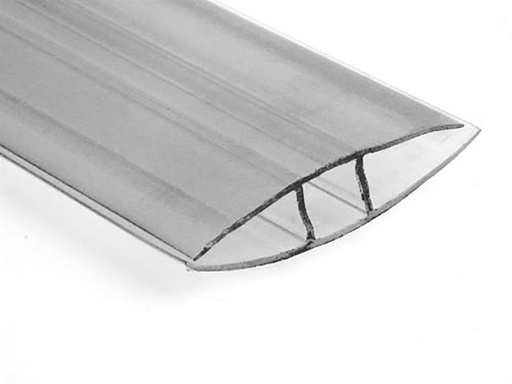 [114078701] PERFIL H CLIP PLANO 4-10 CLEAR 2.90