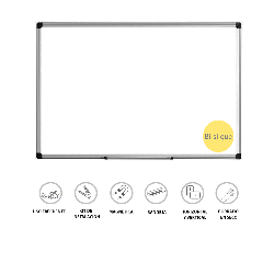 [BI-MA0207170] Pizarra blanca mágntica BISILQUE 60×45 Cm