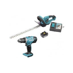 [DUH523RF-1] KIT Combo Cortasetos + Taladro Atornillador Inalámbricos Makita DUH523RF-1