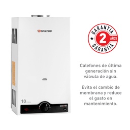 [600052691F] Calefont Gas Natural 10 Litros Tiro Natural Splendid Ionizado