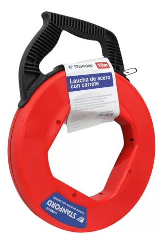 [F-SM8015] Laucha de acero Con Carrete 15M