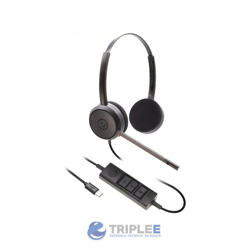[01183-4] Cintillo audifono Call Center Bravo Stereo USB - C