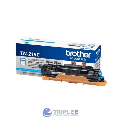 [TN219C] Tóner Original Brother TN-219C Cian 1.200 Páginas