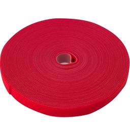 [AW-VLCR-R] velcro doble faz rojo 20 metros rojo