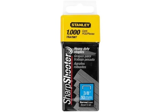 [TRA706T] Grapa stanley 3/8 TRA706T 1000 Unidades
