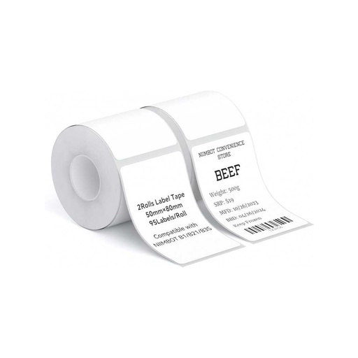 [T60*80-95] Etiqueta adhesiva para impresora Niimbot B3S 60x80