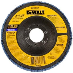 [DW8310-AR] Disco de lija traslapado 4.5 grano 120 Dewalt