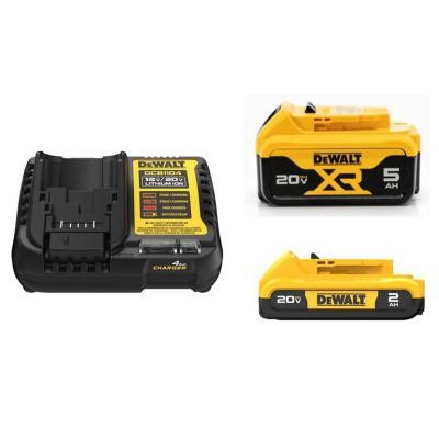 [DCB225CK-B2] Starter Kit 1 batería 2AH + 1 batería 5AH + cargador