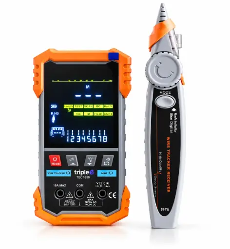 [TEC1839] Tester electrico poe, probador de red y detector de tono