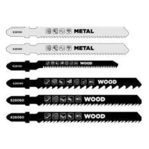 [49626275] set de 6 hojas sierra calar KWB 626275