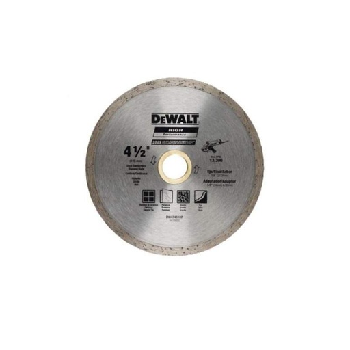 [DW47451HP] Disco diamantado continuo 4,5'' x 2 x 5/8'' - 7/8'' 20 mm 