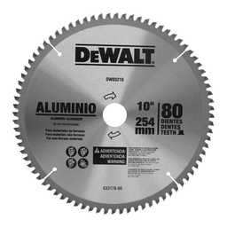 [DWA03210] Disco Sierra dewalt 10 - 80 dientes