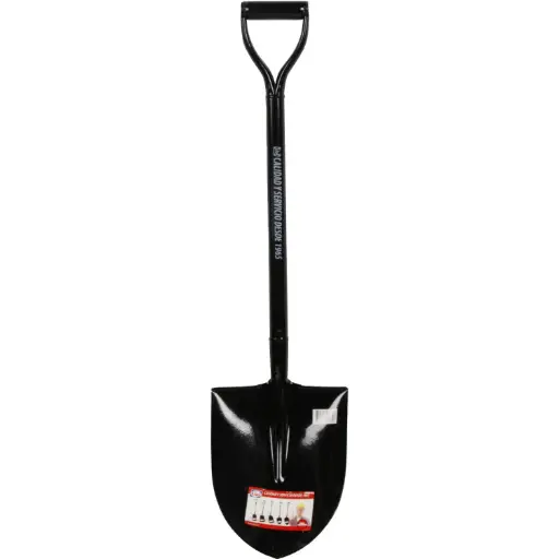 [152635168] Pala punta huevo mango metalico 