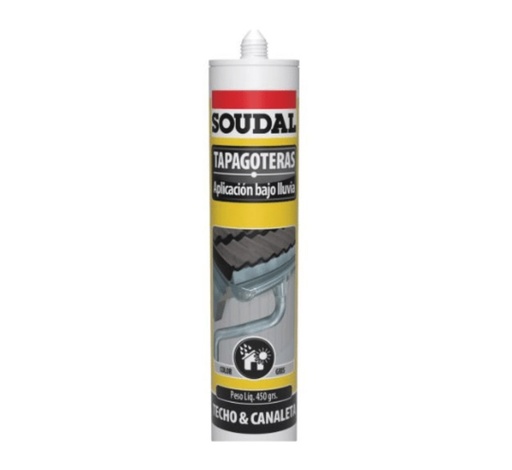 [147332] Tapagoteras  bajo lluvia 400gr ml gris  Soudal